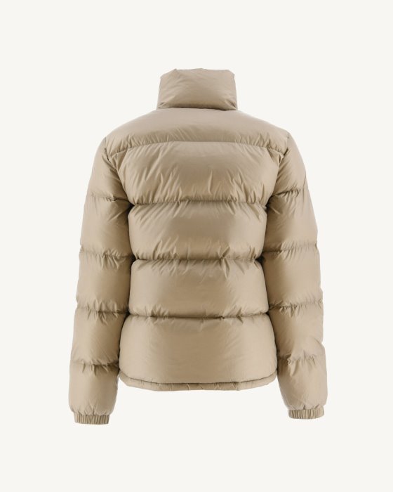 Extreme Cold Quilted Down Jacket Beige Cardiff Jott New In