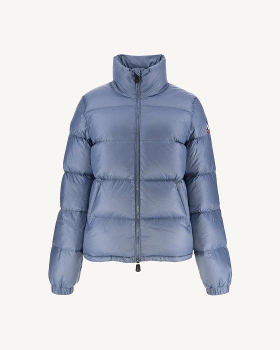 Extreme Cold Quilted Down Jacket Blue Delave Cardiff Jott New In