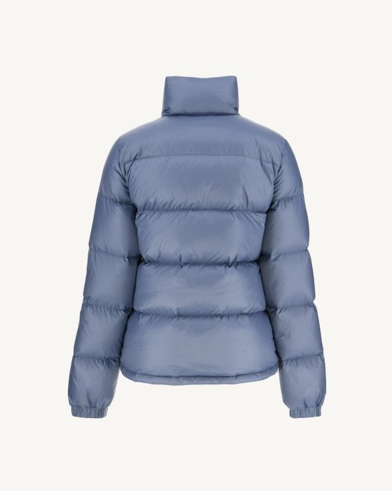 Extreme Cold Quilted Down Jacket Blue Delave Cardiff Jott New In