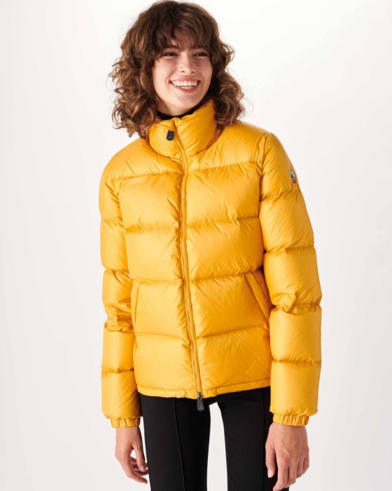 Extreme Cold Quilted Down Jacket Moutarde Cardiff Jott New In