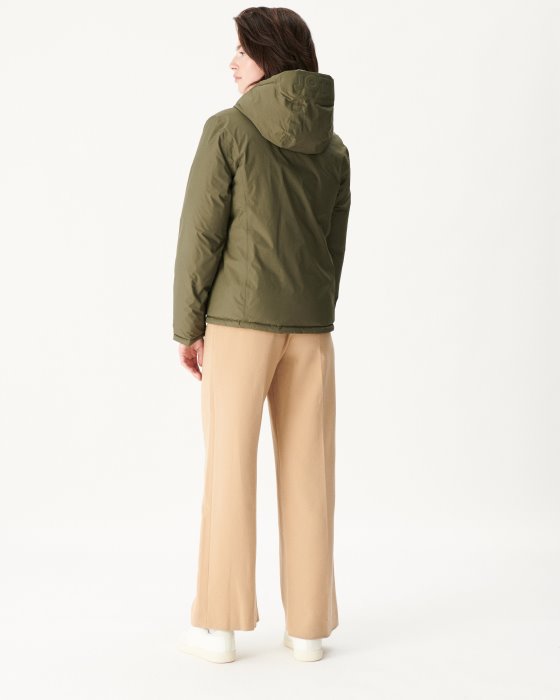 Extreme Cold Reversible Down Jacket Army/Sauge Victoria Jott New In