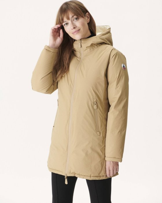 Extreme Cold Reversible Down Jacket Beige/Ecru Ottawa Jott New In