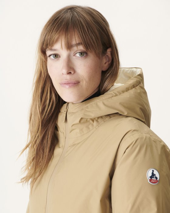 Extreme Cold Reversible Down Jacket Beige/Ecru Ottawa Jott New In