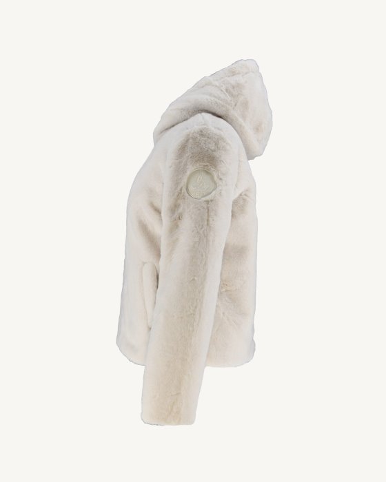 Extreme Cold Reversible Down Jacket Blanc Gala Jott New In