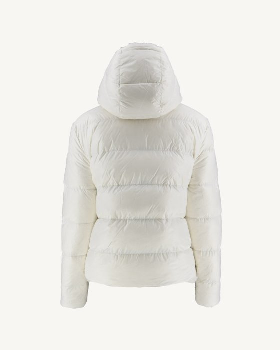 Extreme Cold Reversible Down Jacket Blanc Gala Jott New In