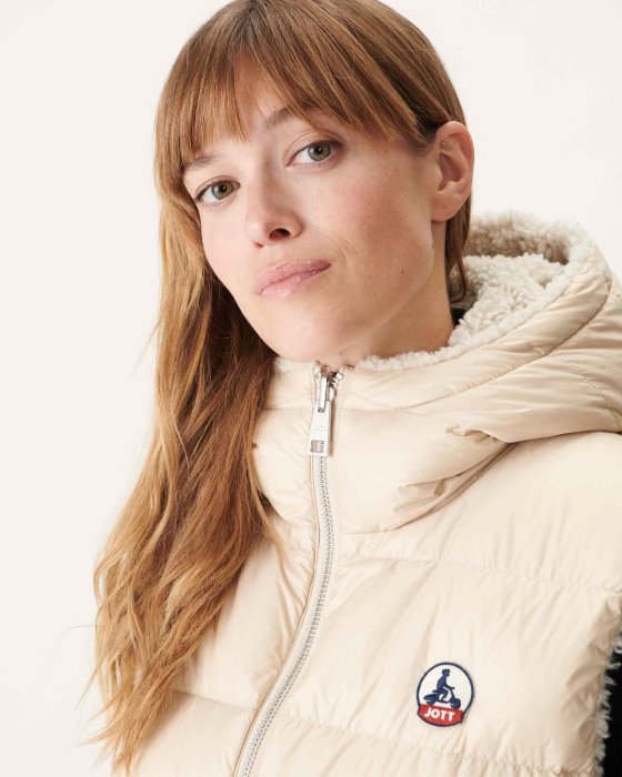 Extreme Cold Reversible Down Jacket Naturel Daria Jott New In
