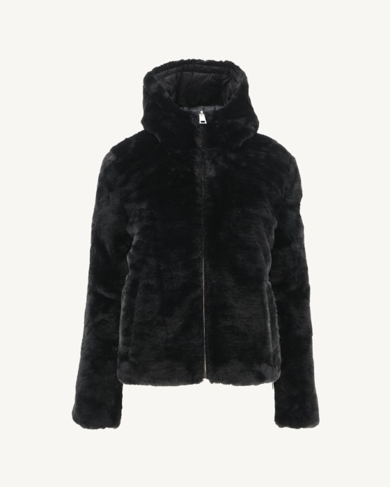 Extreme Cold Reversible Down Jacket Noir Gala Jott New In