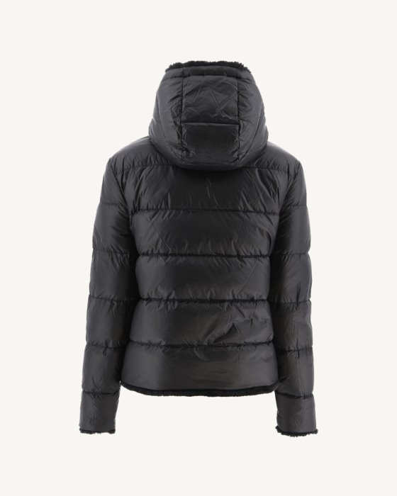 Extreme Cold Reversible Down Jacket Noir Gala Jott New In