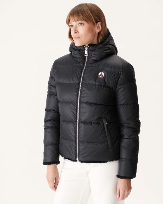 Extreme Cold Reversible Down Jacket Noir Gala Jott New In