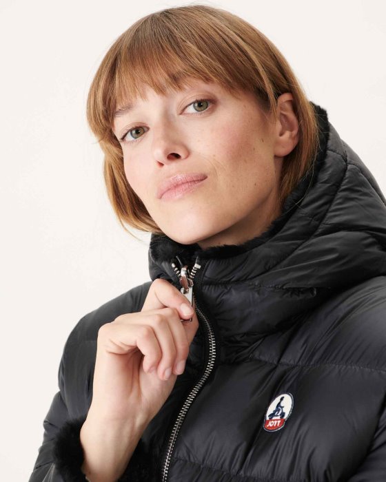 Extreme Cold Reversible Down Jacket Noir Gala Jott New In