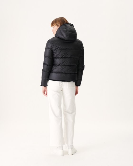 Extreme Cold Reversible Down Jacket Noir Gala Jott New In
