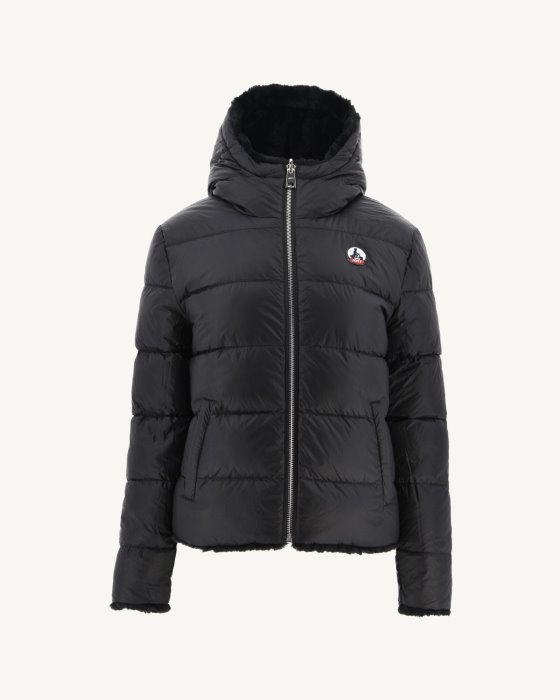 Extreme Cold Reversible Down Jacket Noir Gala Jott New In