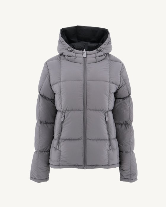 Extreme Cold Reversible Down Jacket Noir/Anthracite Victoria Jott New In