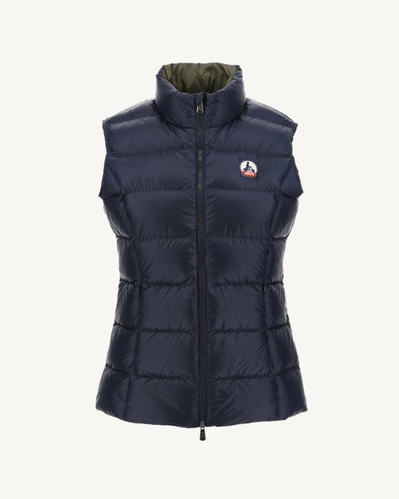 Extreme Cold Sleeveless Down Jacket Marine Sab Jott New In