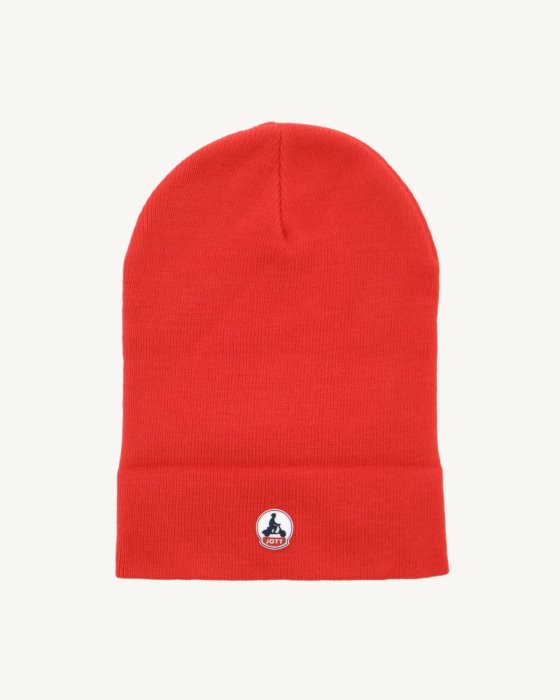 Fire Red Beanie Jim Jott New In
