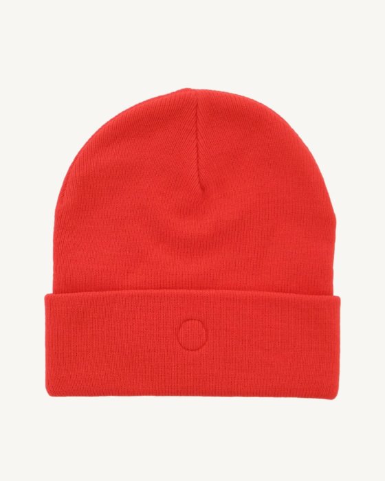 Fire Red Beanie Jim Jott New In