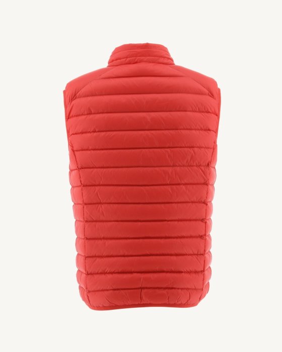 Fire Red Sleevless Down Jacket Tom Jott New In