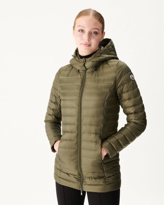 Hooded Down Jacket Army Nour Jott New In