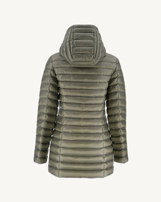 Hooded Down Jacket Army Nour Jott New In