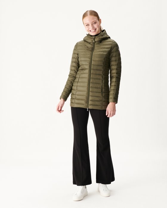 Hooded Down Jacket Army Nour Jott New In