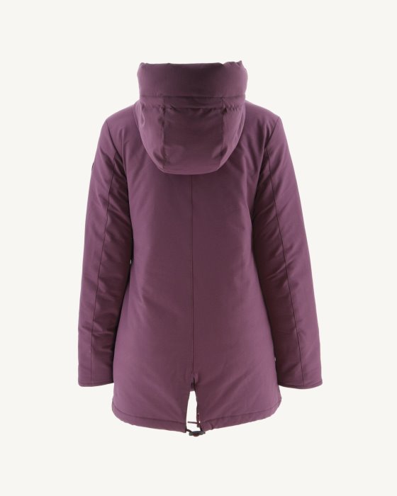 Hooded Down Jacket Aubergine Siberie Jott New In