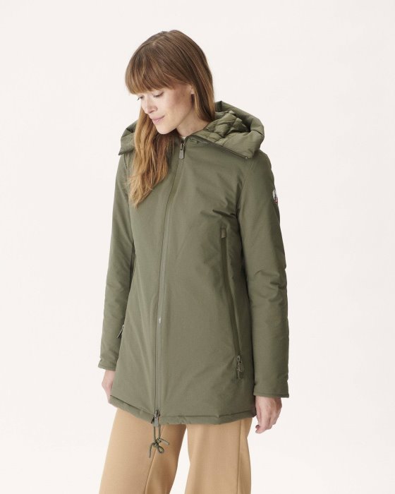 Hooded Down Jacket Jott New In Army Siberie