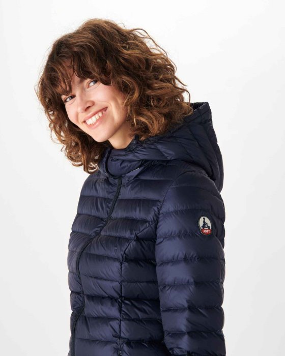 Hooded Down Jacket Marine Nour Jott New In