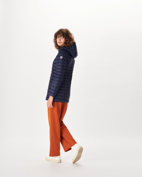 Hooded Down Jacket Marine Nour Jott New In