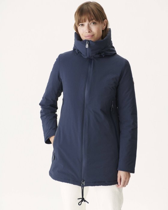 Hooded Down Jacket Marine Siberie Jott New In