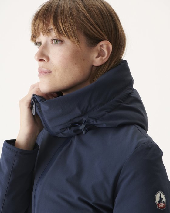 Hooded Down Jacket Marine Siberie Jott New In