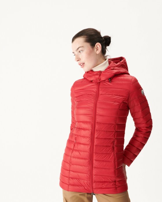 Hooded Down Jacket Rouge Nour Jott New In
