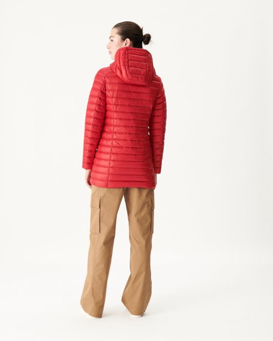 Hooded Down Jacket Rouge Nour Jott New In