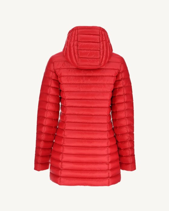 Hooded Down Jacket Rouge Nour Jott New In