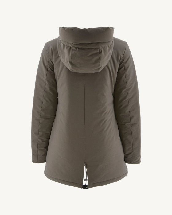 Hooded Down Jacket Taupe Siberie Jott New In