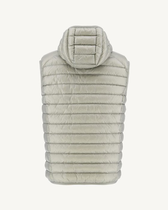Hooded Sleeveless Down Jacket Sauge Pat Jott New In