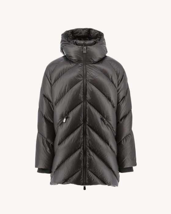 Jott New In Anthracite Extreme Cold Hooded Down Jacket Blaze