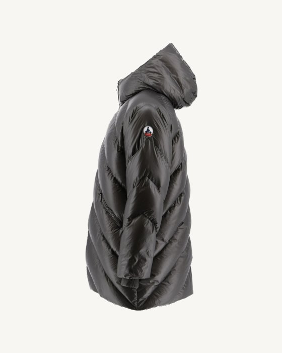 Jott New In Anthracite Extreme Cold Hooded Down Jacket Blaze