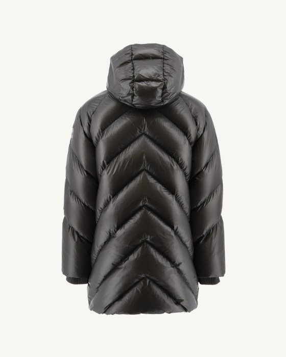 Jott New In Anthracite Extreme Cold Hooded Down Jacket Blaze