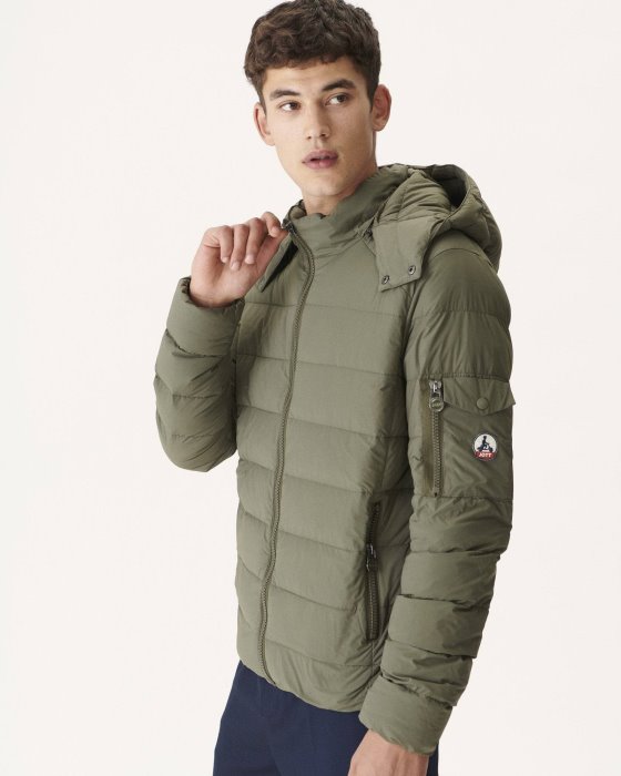 Jott New In Army Extreme Cold Hooded Down Jacket Adrien