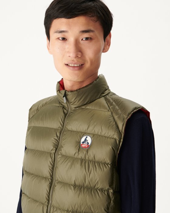 Jott New In Army Extreme Cold Sleevless Down Jacket Tim