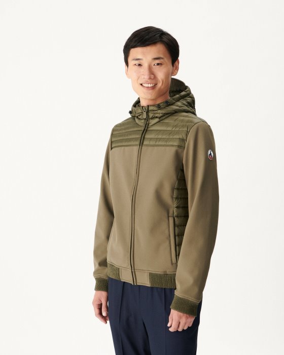 Jott New In Army Hooded Down Jacket Paco