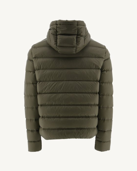 Jott New In Army Jorge Hooded Puffer Jacket