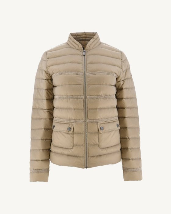 Jott New In Beige Andorra Short Lightweight Jacket