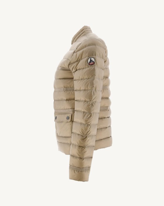 Jott New In Beige Andorra Short Lightweight Jacket