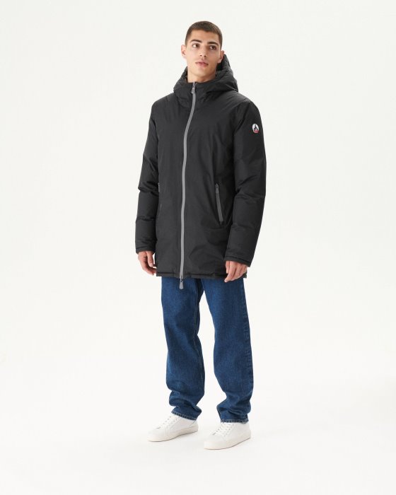 Jott New In Black/Anthracite Warm Hooded Down Jacket Toronto