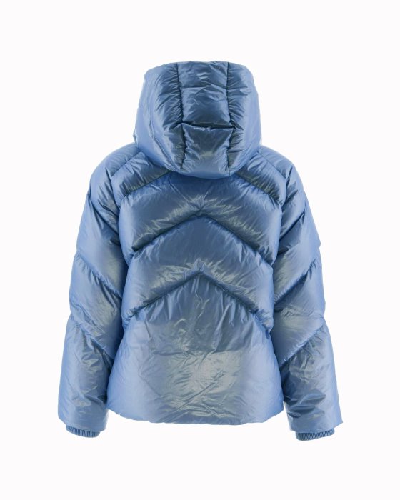 Jott New In Blue Delave Extreme Cold Hooded Puffer Jacket Stellar