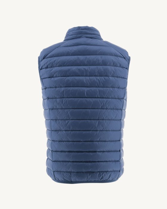 Jott New In Blue Jeans Sleevless Down Jacket Tom