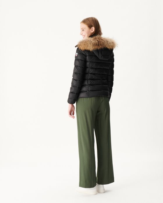 Jott New In Extreme Cold Hooded Down Jacket Noir Luxe