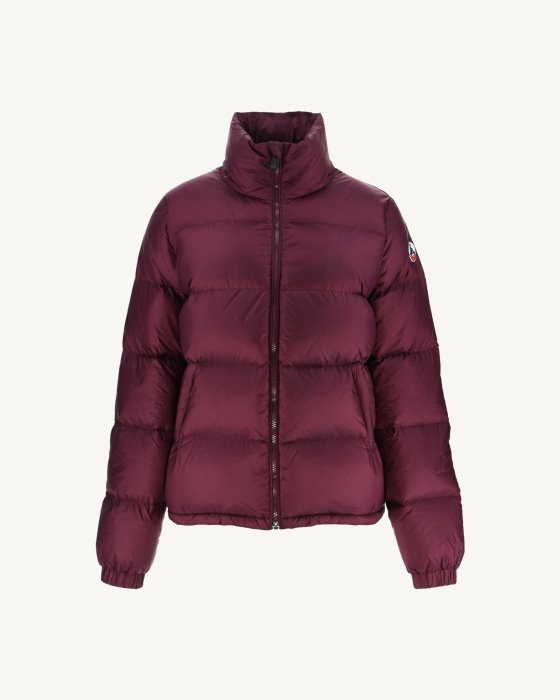 Jott New In Extreme Cold Quilted Down Jacket Aubergine Cardiff