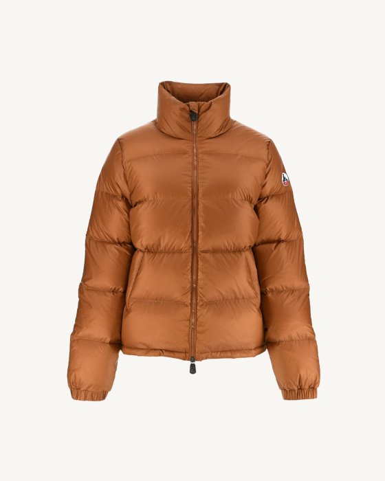 Jott New In Extreme Cold Quilted Down Jacket Caramel Cardiff